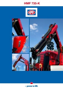 hydraulický nakládací  jeřáb 735 - K1 až K4