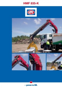 hydraulický nakládací jeřáb 835 - K1 až K4