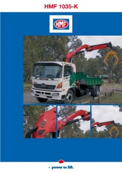 hydraulický nakládací jeřáb 1035 - K1 až K4