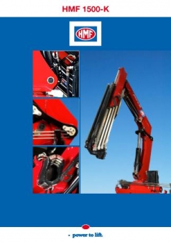 hydraulický nakládací jeřáb 1500 - K1 až K6