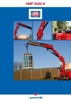 hydraulický nakládací jeřáb 2030 K2 až K8