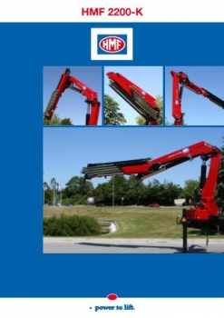 hydraulický nakládací jeřáb 2200 - K2 až K8