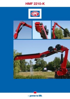 hydraulický nakládací jeřáb 2210 - K2 až K8