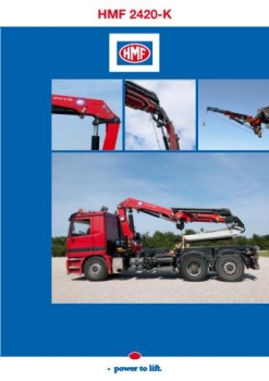 hydraulický nakládací jeřáb 2420 - K2 až K8