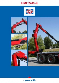 hydraulický nakládací jeřáb 2430 - K2 až K8